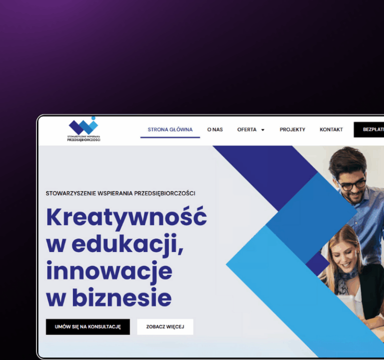 Realizacja strony internetowej przez Agencję YetiWeb dla stowarzyszenia SWP Business