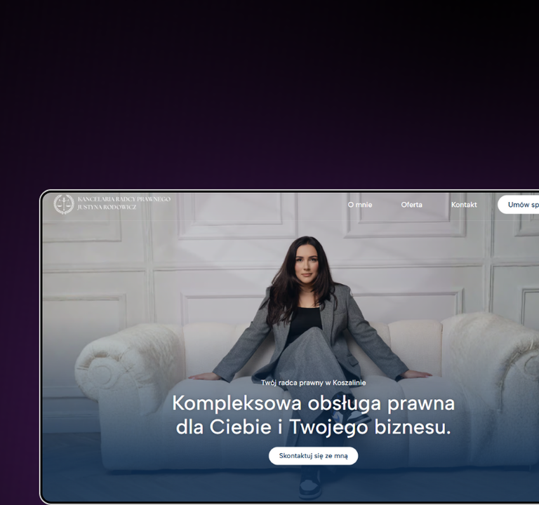 Realizacja strony internetowej Radca Prawny Kancelaria Rodowicz przez YetiWeb