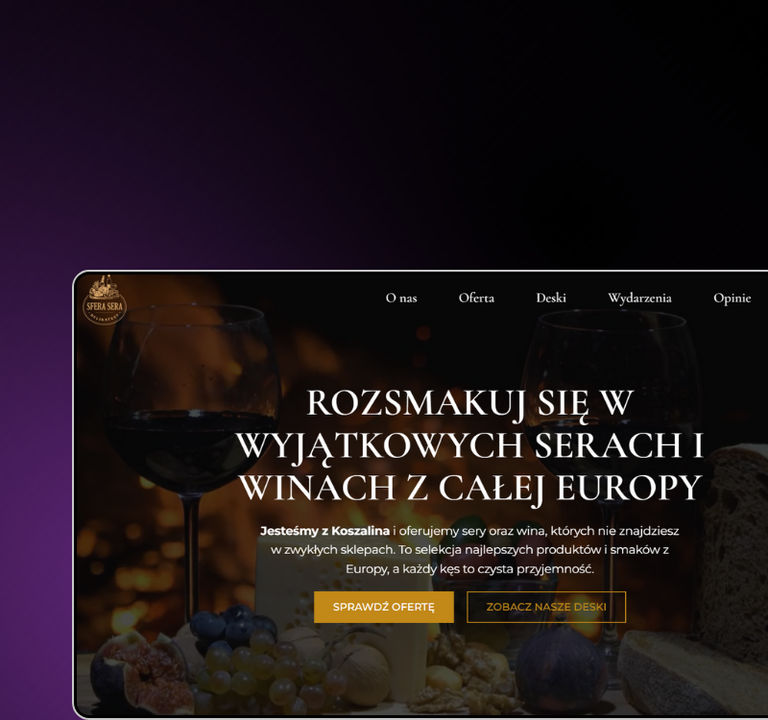 Realizacja strony internetowej dla sklepu Sfera Sera przez YetiWeb (1)